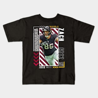 Zach Ertz Paper Poster Version 10 Kids T-Shirt